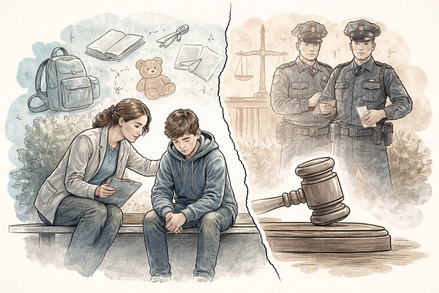 justice pénale des mineurs équilibre éducatif et répressif fragilisé